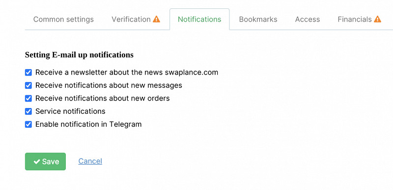 We recommend enabling Telegram notifications for real-time updates.&nbsp;