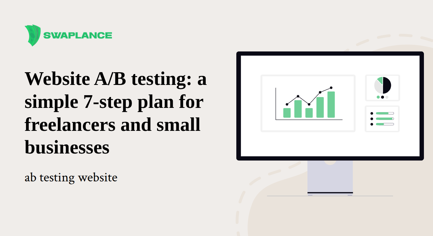 Website A/B testing: a simple 7-step plan for freelancers and small businesses