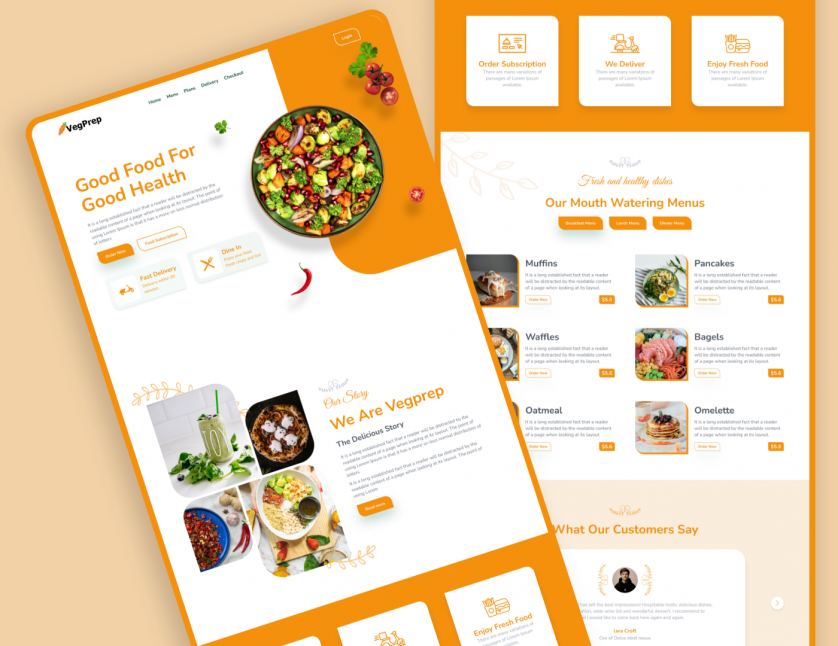 Restaurant Website Design image 1