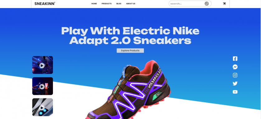 Sneaker Ecommerce Store image 1