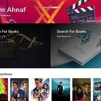 A movies and book collection website!